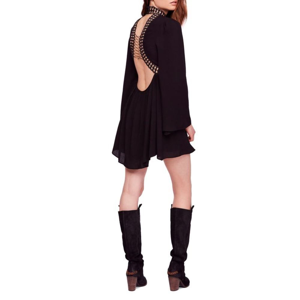 Free People | Divine Mini Dress | Black - Picture 2 of 4